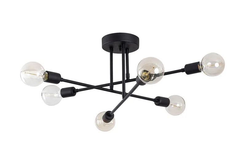 Opviq Tel Stor Taklampa Plafond - Vardagsrum - Sovrum - Kök - Svart - Products - Belysning - Lampor & belysning inomhus - Taklampa & takbelysning - Takplafond