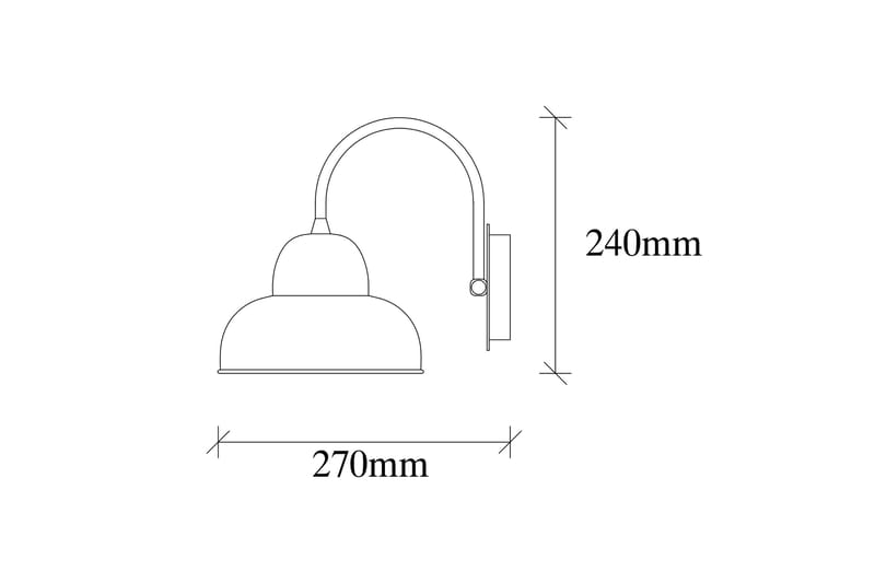 Opviq Vägglampa - Svart - Products - Belysning - Lampor & belysning inomhus - Vägglampa