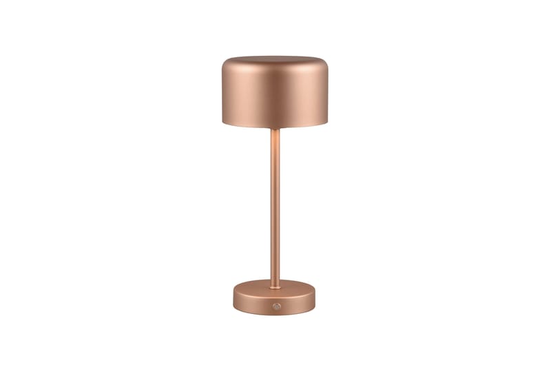 Jeff LED Bordslampa kaffe brun uppladdningsbar, Brun