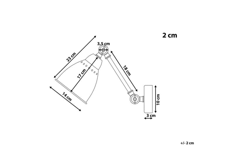 Tillatoba Vägghängd Läslampa 2 st E27 - Grafit - Products - Belysning - Lampor & belysning inomhus - Sovrumslampa - Sänglampa - Sänglampa vägg
