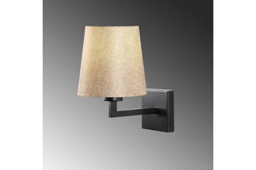 Vägglampa Fenda Svart / Grädde - Svart / Grädde - Products - Belysning - Lampor & belysning inomhus - Sovrumslampa - Sänglampa - Sänglampa vägg