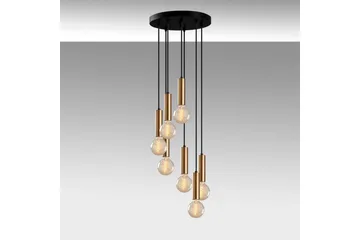 Ljuskrona Tembra Seven Vintage - Guld - Products - Belysning - Lampor & belysning inomhus - Taklampa & takbelysning - Pendellampa & hänglampa