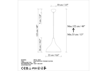 Taklampa Enlith Antiquation - Antracit - Products - Belysning - Lampor & belysning inomhus - Taklampa & takbelysning - Pendellampa & hänglampa