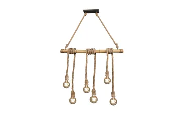 Wilma Taklampa 6L E27 bambu/ sisal - Sisal - Products - Belysning - Lampor & belysning inomhus - Taklampa & takbelysning - Kökslampa & taklampa kök