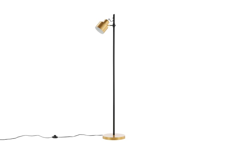 Vifta Golvlampa 1 Lampa, Svart/Mässing