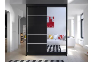 Camino Garderob 58x150 cm - Svart - Products - Förvaring - Garderober & garderobssystem