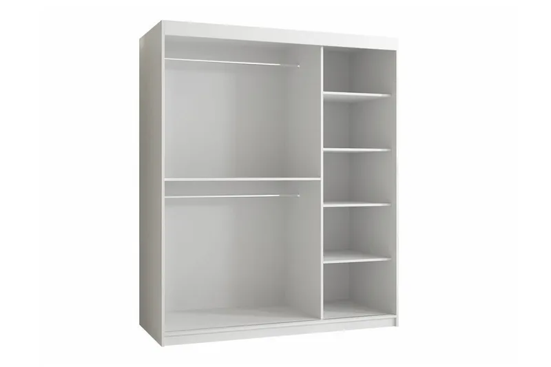 Dunvegan Garderob m. Spegel - Svart - Products - Förvaring - Garderober & garderobssystem