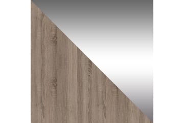 Estella Garderob 120 cm Skjutdörrar Smal Spegel - Ek/Tryffel/Spegel - Products - Förvaring - Garderober & garderobssystem