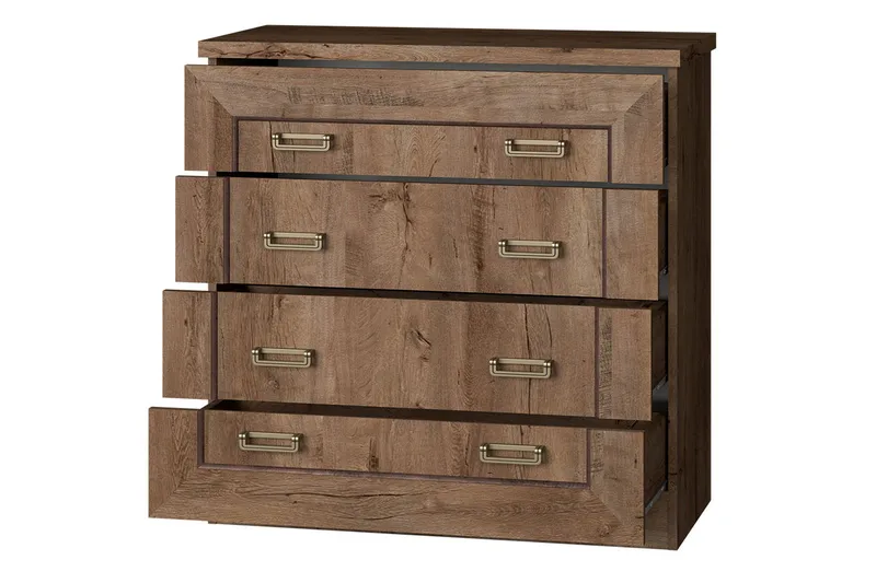 Tadeusz Byrå 90x44x90 cm - Brun - Products - Förvaring - Förvaringsmöbler - Byrå - Hallbyrå