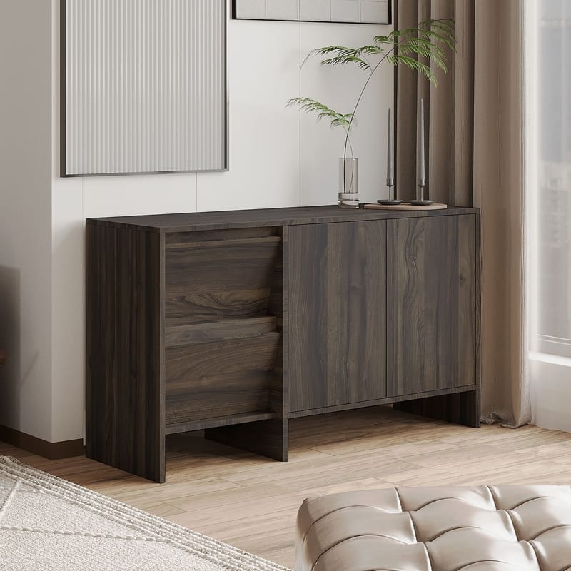 Crala Konsol 130x81,8x44 cm - Valnöt - Products - Förvaring - Förvaringsmöbler - Sideboard & skänk