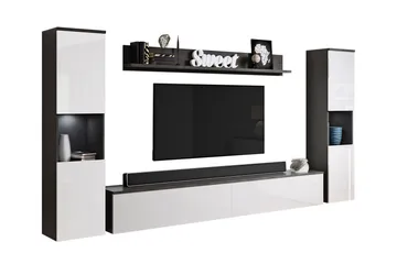 Galbally Möbelset För Vardagsrum - Vit - Products - Förvaring - Förvaringsmöbler - Möbelset för vardagsrum