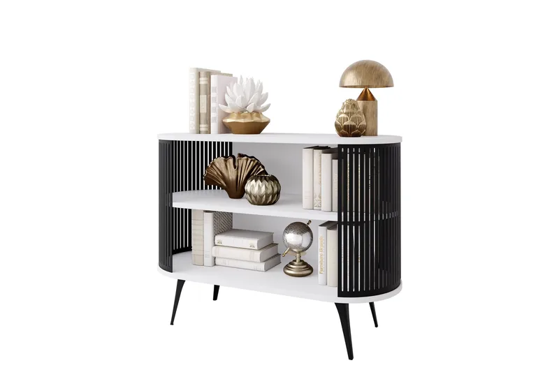 Galia Skänk 120x40 cm - Vit/Svart - Products - Förvaring - Förvaringsmöbler - Sideboard & skänk