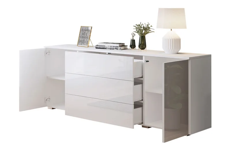 Kankuro Byrå 111x68 cm - Natur/Vit - Products - Förvaring - Förvaringsmöbler - Byrå