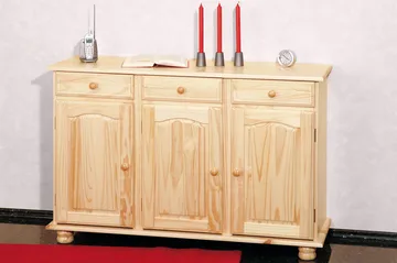 Leksand Skänk 130 cm - Furu - Products - Förvaring - Förvaringsmöbler - Sideboard & skänk