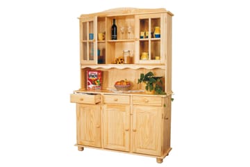 Leksand Skänkvitrin 130 cm - Furu - Products - Förvaring - Förvaringsmöbler - Byrå