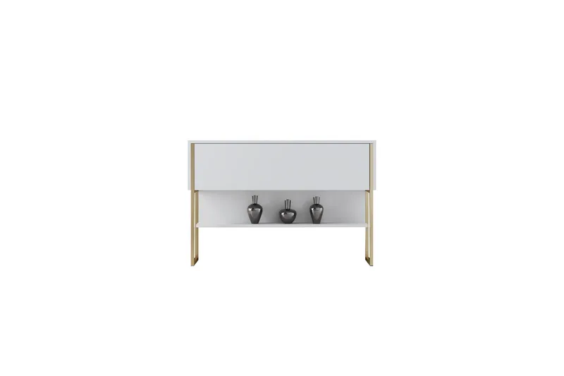 Luxe Byrå 120 cm - Guld/Vit - Products - Förvaring - Förvaringsmöbler - Byrå
