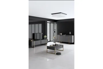 Luxe Konsollbord 160 cm - Grå/Guld - Products - Förvaring - Förvaringsmöbler - Sideboard & skänk