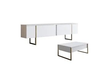 Luxe Möbelset För Vardagsrum - Vit - Products - Förvaring - Förvaringsmöbler - Möbelset för vardagsrum