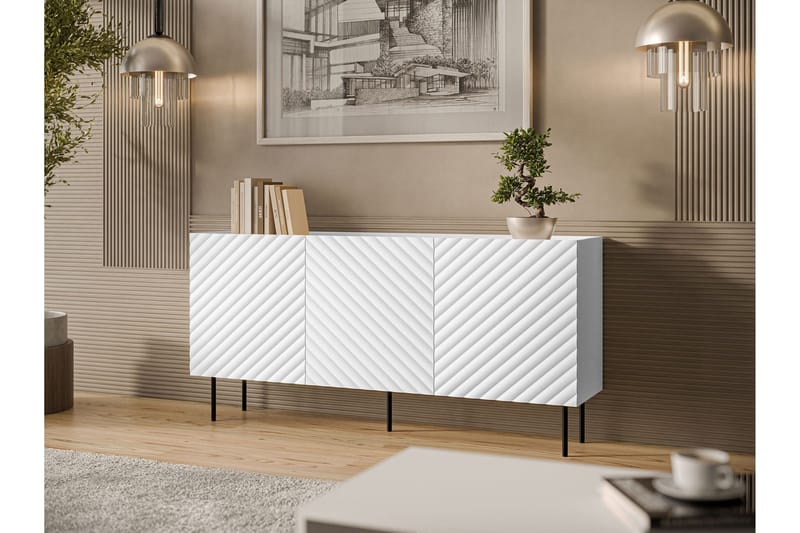 Munkedal Byrå 166 cm - Vit - Products - Förvaring - Förvaringsmöbler - Byrå