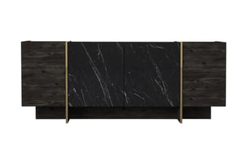 Riello Sidobord 180 cm - Svart|Guld - Products - Förvaring - Förvaringsmöbler - Sideboard & skänk