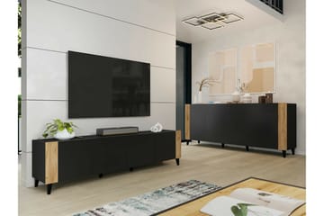 Strontian Möbelset För Vardagsrum Scandinavian Choice Black - Products - Förvaring - Förvaringsmöbler - Möbelset för vardagsrum