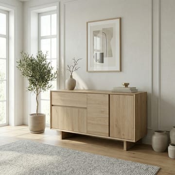 Tavon Konsol 146x76x45 cm - Naturlig ek - Products - Förvaring - Förvaringsmöbler - Sideboard & skänk