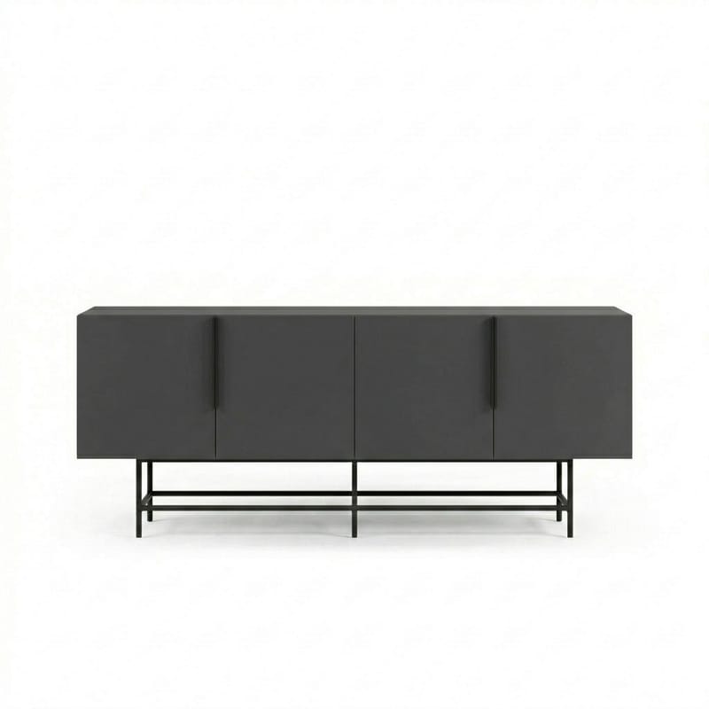 Truvia Konsol 200x77,9x40 cm - Antracit och svart - Products - Förvaring - Förvaringsmöbler - Sideboard & skänk