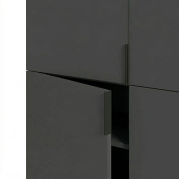 Truvia Sideboard 100x128x40 cm - antracit svart - Products - Förvaring - Förvaringsmöbler - Sideboard & skänk
