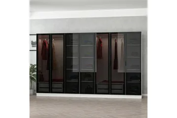 Fruitland Garderob 315 cm - Vit - Products - Förvaring - Garderober & garderobssystem - Garderobsskåp