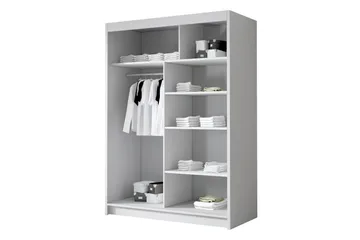 Lungos Garderob 120x200 cm - Svart - Products - Förvaring - Garderober & garderobssystem - Garderobsskåp