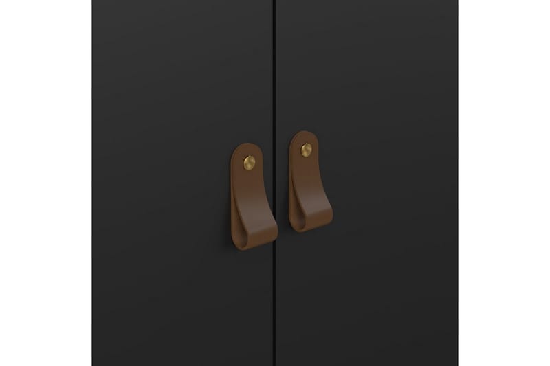 Vallvidera Garderob 102,3x199 cm - Svart - Products - Förvaring - Garderober & garderobssystem - Garderobsskåp