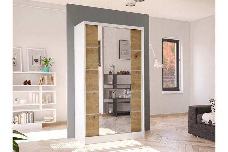 Glenmore Garderob m. Spegel White - Products - Förvaring - Garderober & garderobssystem