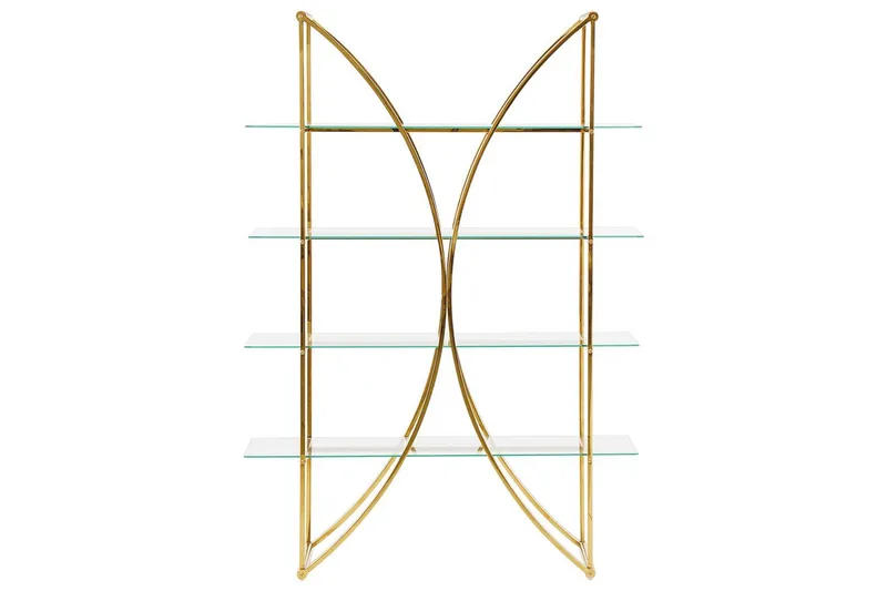 Bokhylla Hollow Guld - Guld - Products - Förvaring - Hylla - Bokhylla