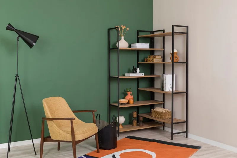 Edra Bokhylla 94 cm - Brun/Svart - Products - Förvaring - Hylla - Bokhylla