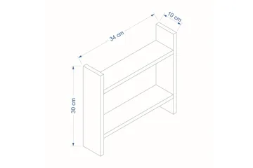 Endicott Lagerhylla 34x10 cm - Antracit - Products - Förvaring - Hylla - Förvaringshylla - Lagerhylla