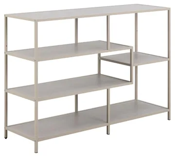 Hasslevik Bokhylla 114 cm - Grå - Products - Förvaring - Hylla - Bokhylla