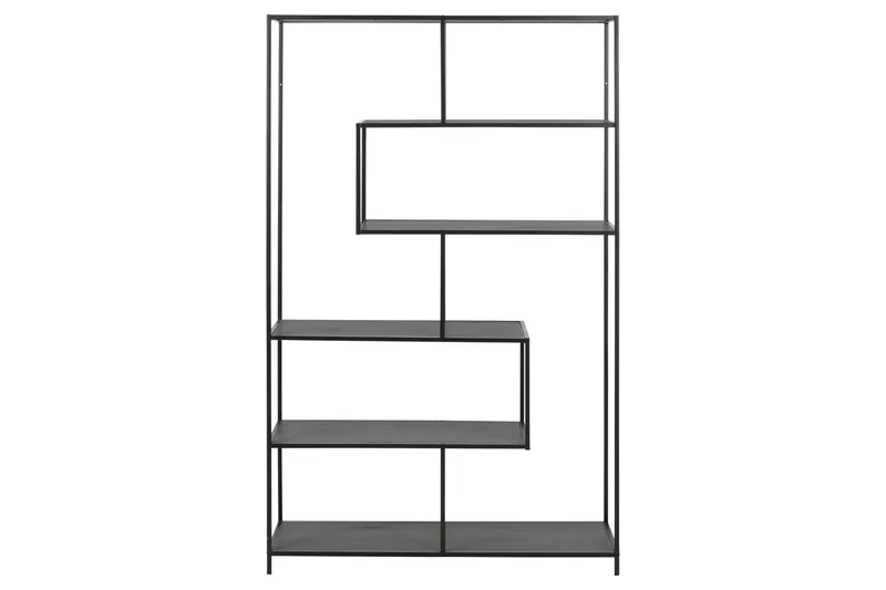 Hasslevik Bokhylla 114x35 cm 4 Hyllor - Svart/Matt Svart - Products - Förvaring - Hylla - Bokhylla