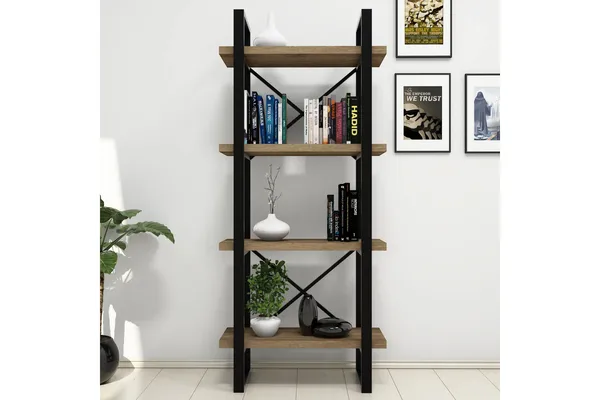 Puqa Design Bokhylla - Trä - Products - Förvaring - Hylla - Bokhylla