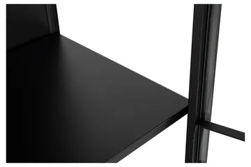 Crabtree Vitrinskåp 40 cm djup 80 cm bred 180 cm hög Metall Glas - Svart - Products - Förvaring - Skåp - Vitrinskåp