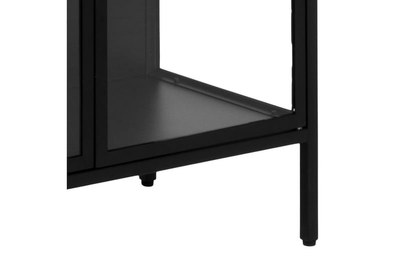 Crabtree Vitrinskåp 40 cm djup 80 cm bred 180 cm hög Metall Glas - Svart - Products - Förvaring - Skåp - Vitrinskåp