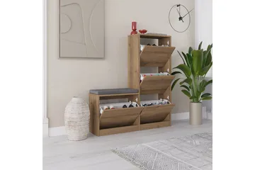 Dude Skoskåp 105 cm - Beige - Products - Förvaring - Skåp - Förvaringsskåp