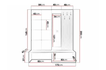 Dunvegan Highboard - Svart - Products - Förvaring - Skåp - Förvaringsskåp