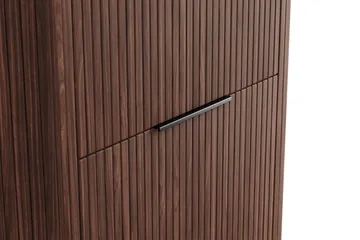 Kopparbo Högskåp Valnöt - Mörkbrunt valnötsträ - Products - Förvaring - Skåp - Förvaringsskåp