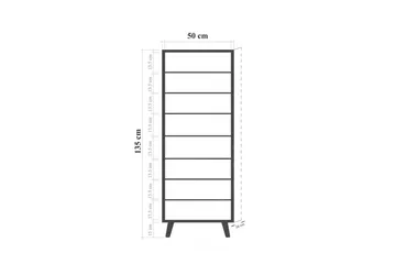 Gelsgan Skoskåp 50 cm - Brun - Products - Förvaring - Skåp - Förvaringsskåp