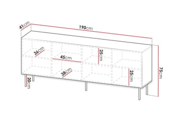 Juniskär Highboard - Svart - Products - Förvaring - Skåp - Förvaringsskåp