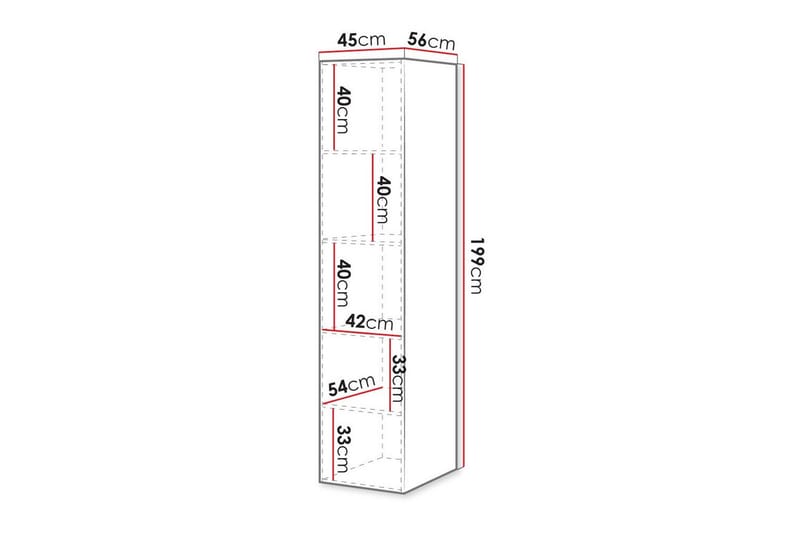 Juniskär Highboard - Svart - Products - Förvaring - Skåp - Förvaringsskåp