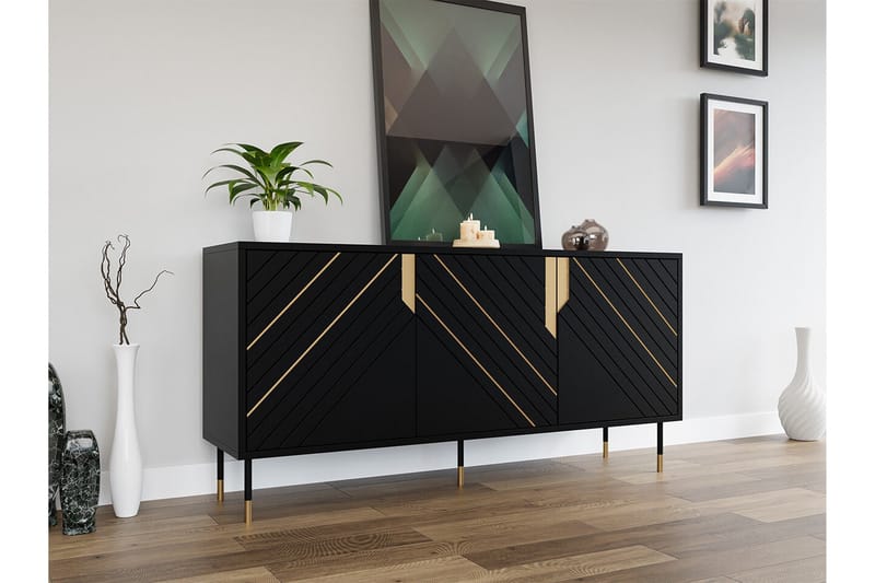 Juniskär Highboard - Svart - Products - Förvaring - Skåp - Förvaringsskåp