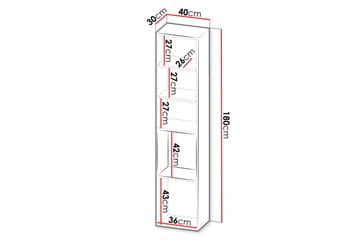 Kangana Highboard - Svart/Brun - Products - Förvaring - Skåp - Förvaringsskåp