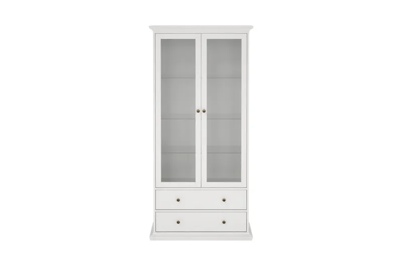 Shoiba Vitrinskåp 96x201 cm - Vit - Products - Förvaring - Skåp - Vitrinskåp