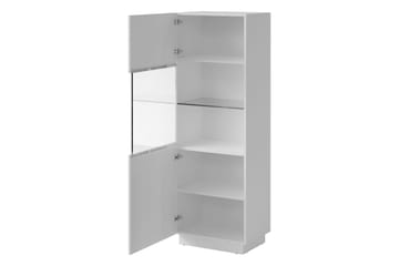 Torvalen Vitrinskåp 60x178 cm - Vit - Products - Förvaring - Skåp - Vitrinskåp